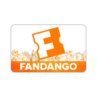 FANDANGO<sup>&reg;</sup> $25 Gift Card - Fandango® makes it easy to find and buy the right movie tickets at the right time.  Show times and tickets can be purchased for more than 23,000 screens at participating theatres nationwide. Fandango tickets can be purchased online or using the mobile app.